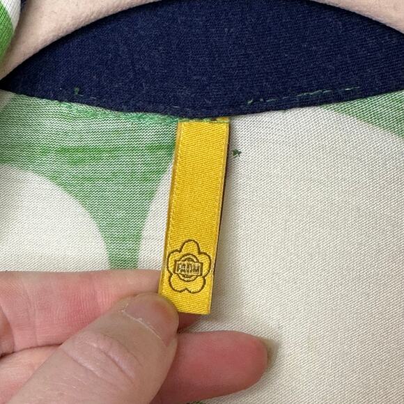 Md Farm Rio Dress Colorful Abstract Drop Waist Tropical Artsy Maximalist *Flawed - Picture 3 of 11